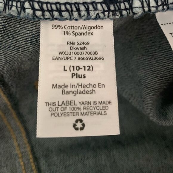 NWT Wonder Nation Distressed Denim Skirt Girl’s plus size 10-12 - Picture 2 of 4